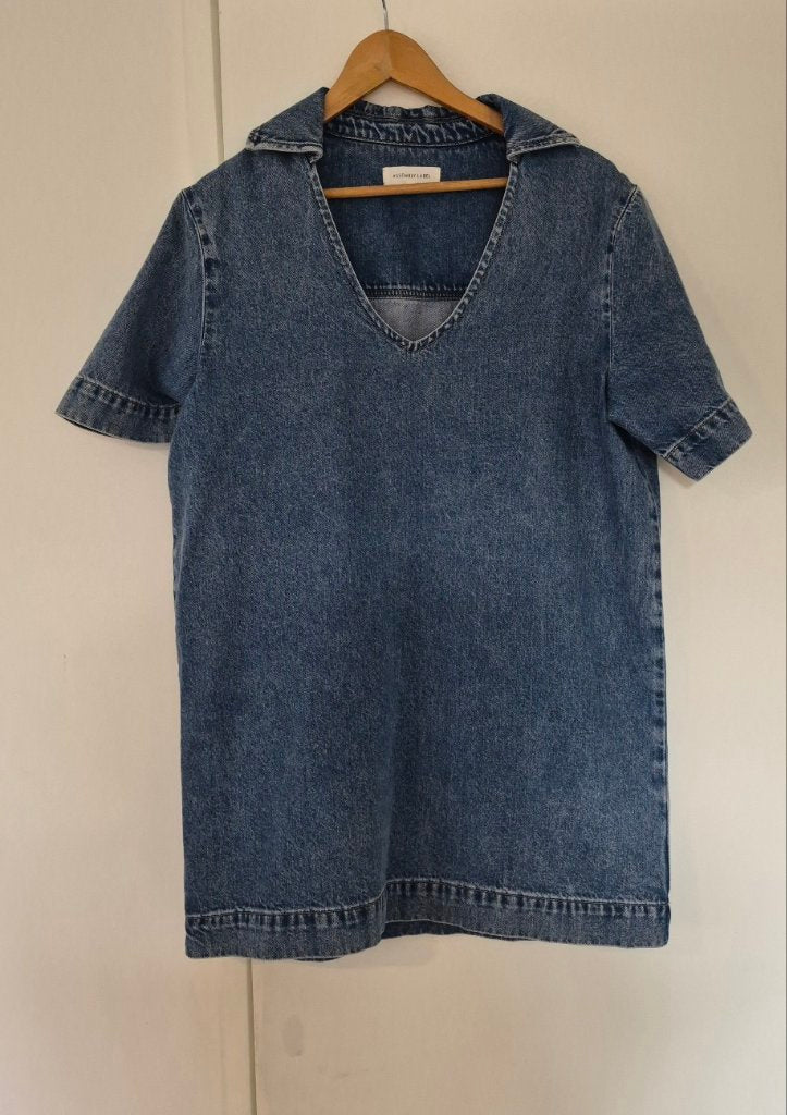 Assembly Label Denim Mini Dress | Size 8