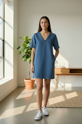 Assembly Label Denim Mini Dress | Size 8