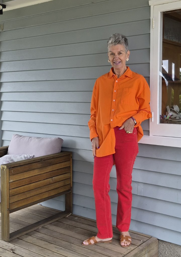 Commoners Orange Shirt | Size 8