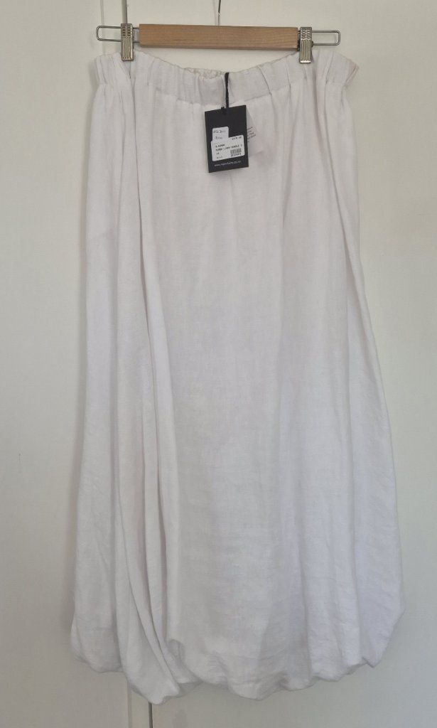 Lounge By Repertoire Rumba Linen Bubble Skirt | Size 14