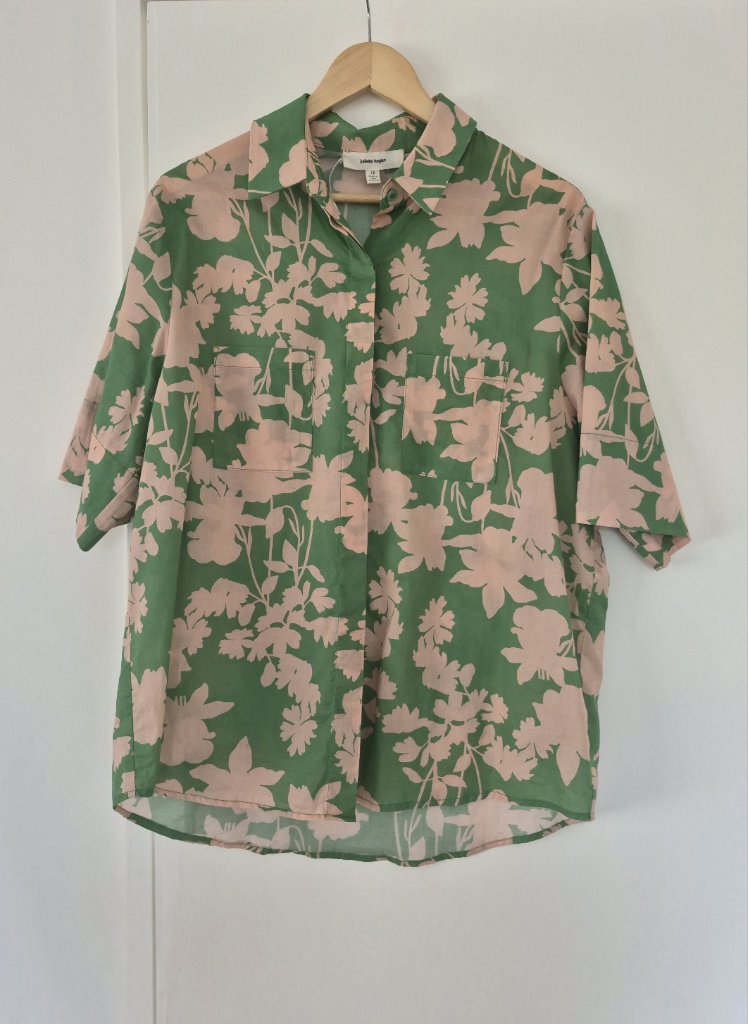Juliette Hogan Cotton Shirt | Size 12