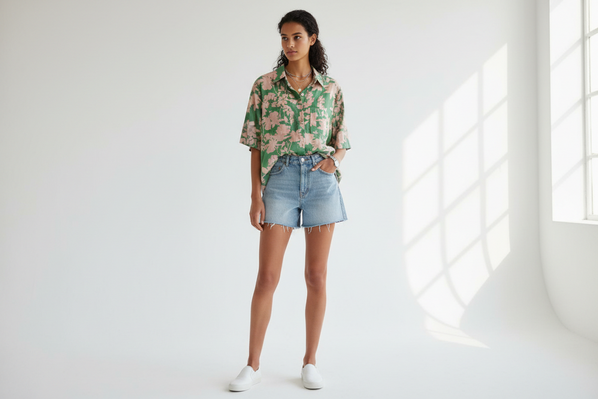Juliette Hogan Cotton Shirt | Size 12