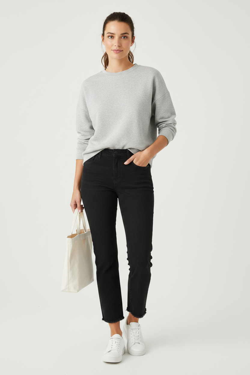 L'agence Black Cut Off Jeans | Size 27