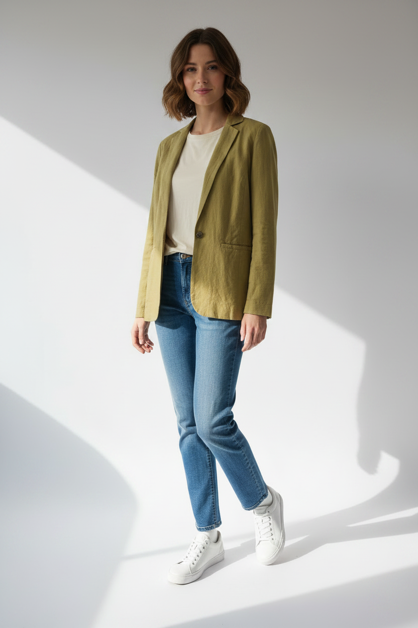 Max Linen Blazer | Size 10