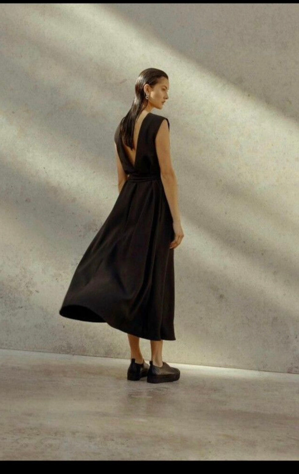 Moochi Black Jett Maxi Dress | Sz 6