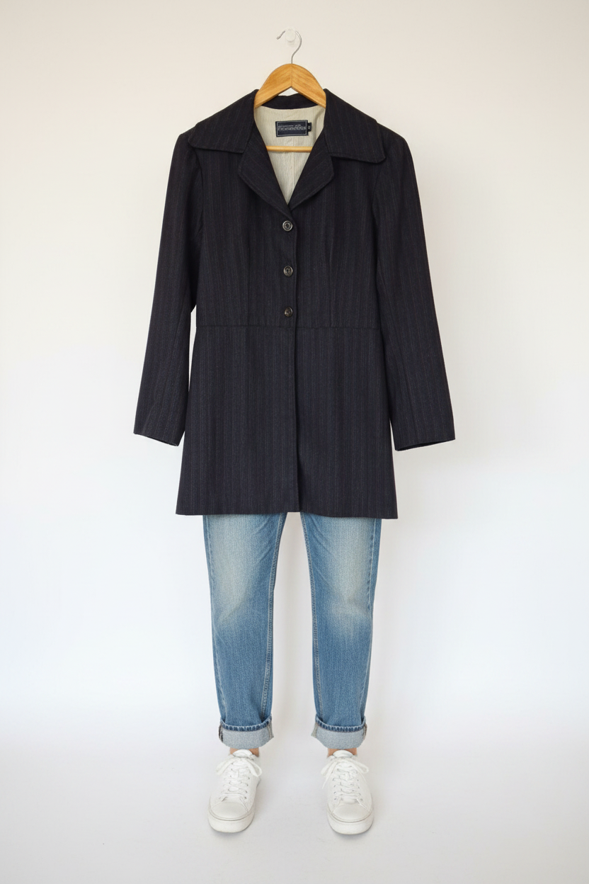 Rare Vintage 90's Morrison Hotel Coat Sz 8