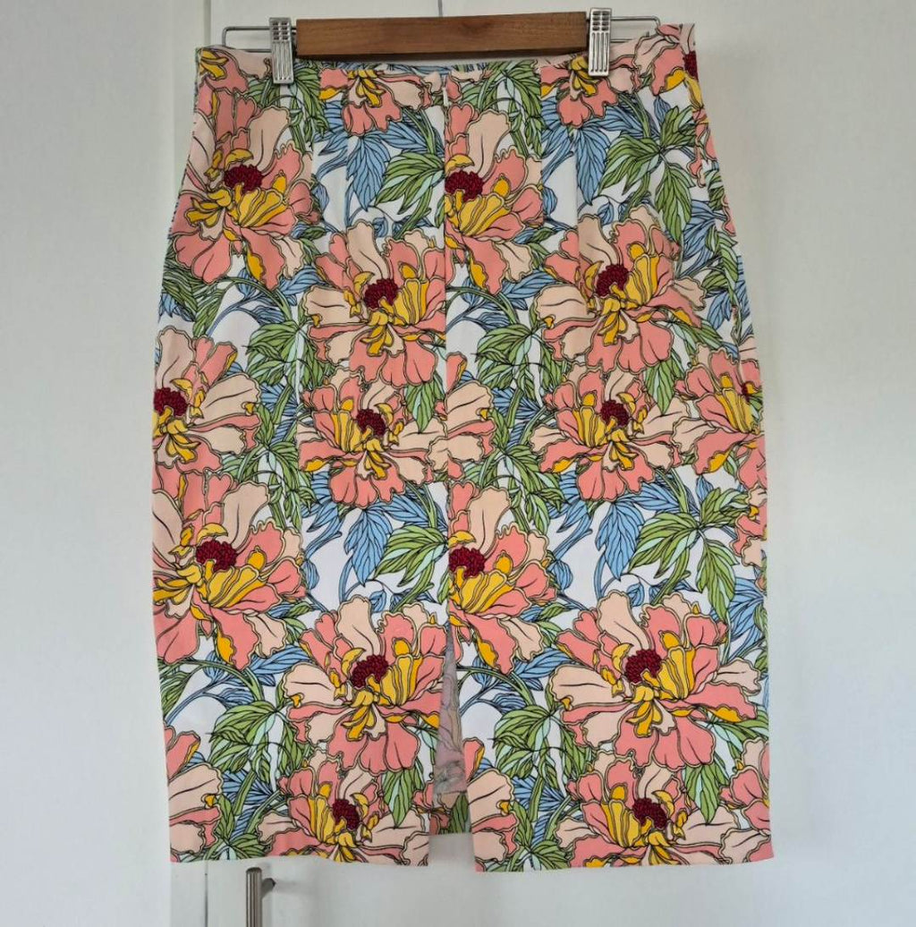 Back view of Bettie Monroe Skirt Size M, preloved designer clothing at Copper & Cotton