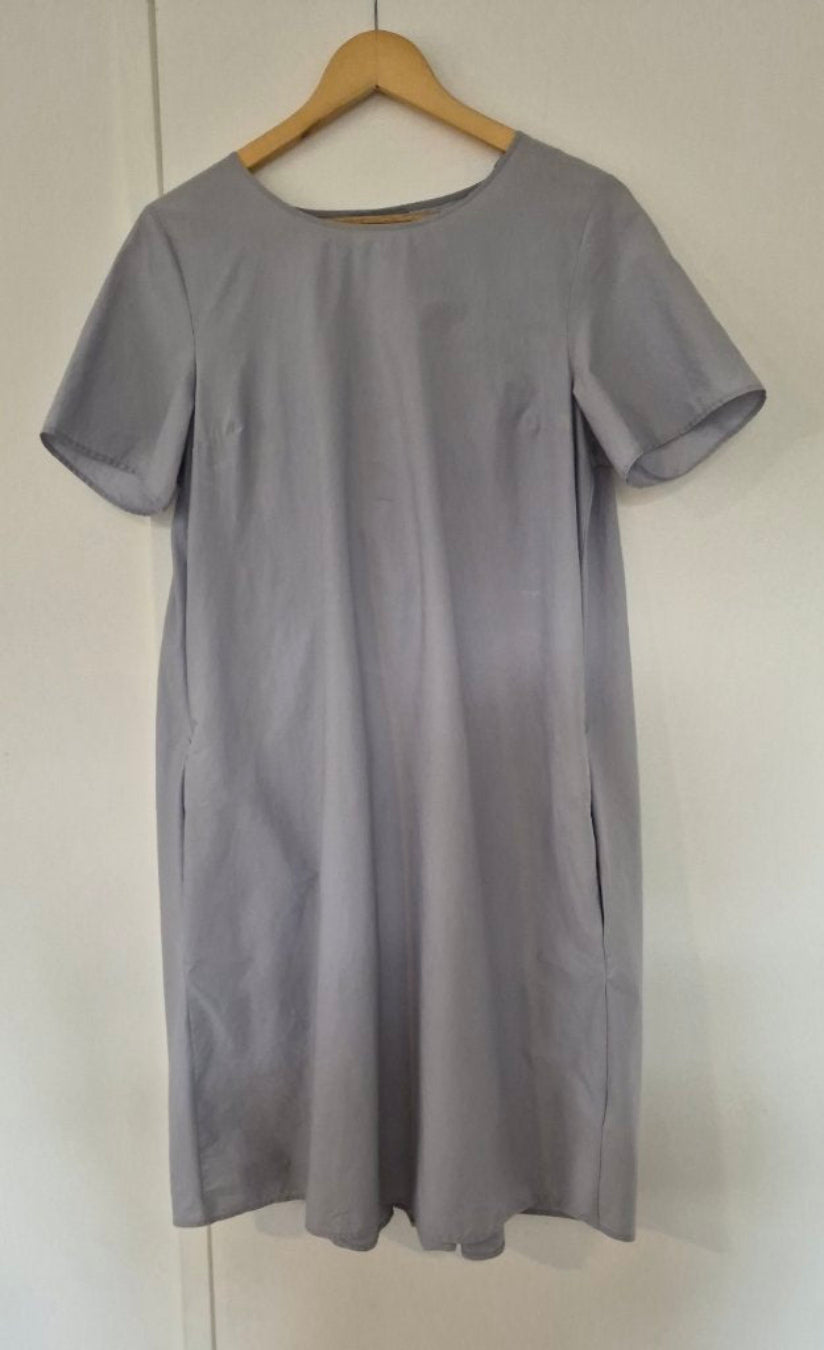 Front view of Cos Cotton Dress Size M/EU40, preloved designer clothing at Copper & Cotton