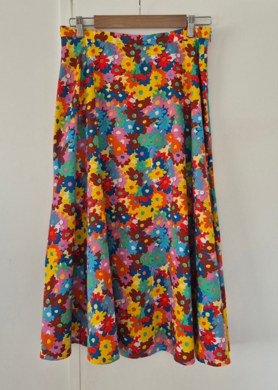 Front view of Gorman Floral Skirt Size 12, preloved designer clothing at Copper & Cotton