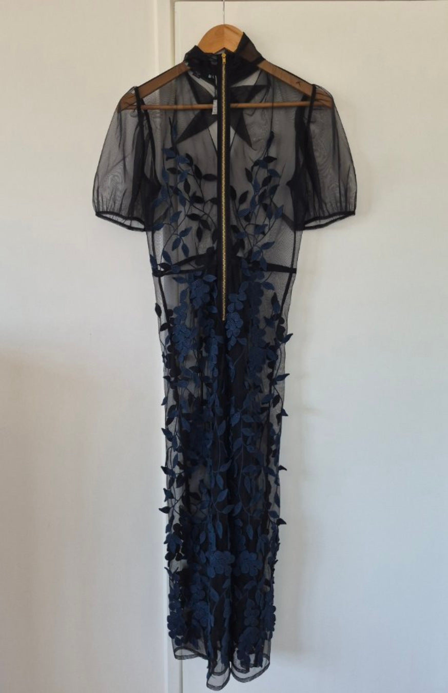Back view of Kate Sylvester Dress Sz S, preloved designer clothing at Copper & Cotton