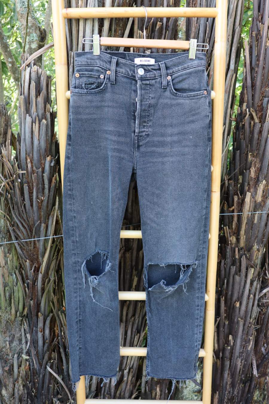 Front view of Re/Done Levi Jeans Size 26, preloved designer clothing at Copper & Cotton