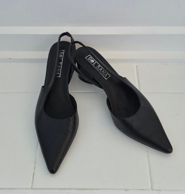 Sol Sana Black Heels | Size 40