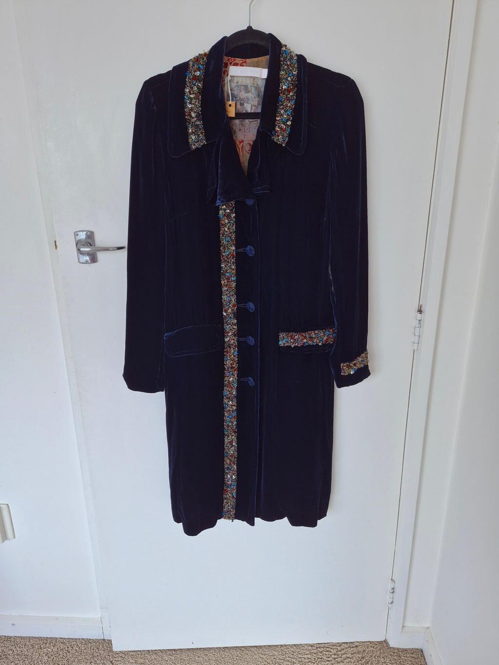 Trelise Cooper Velvet Coat | Size 8