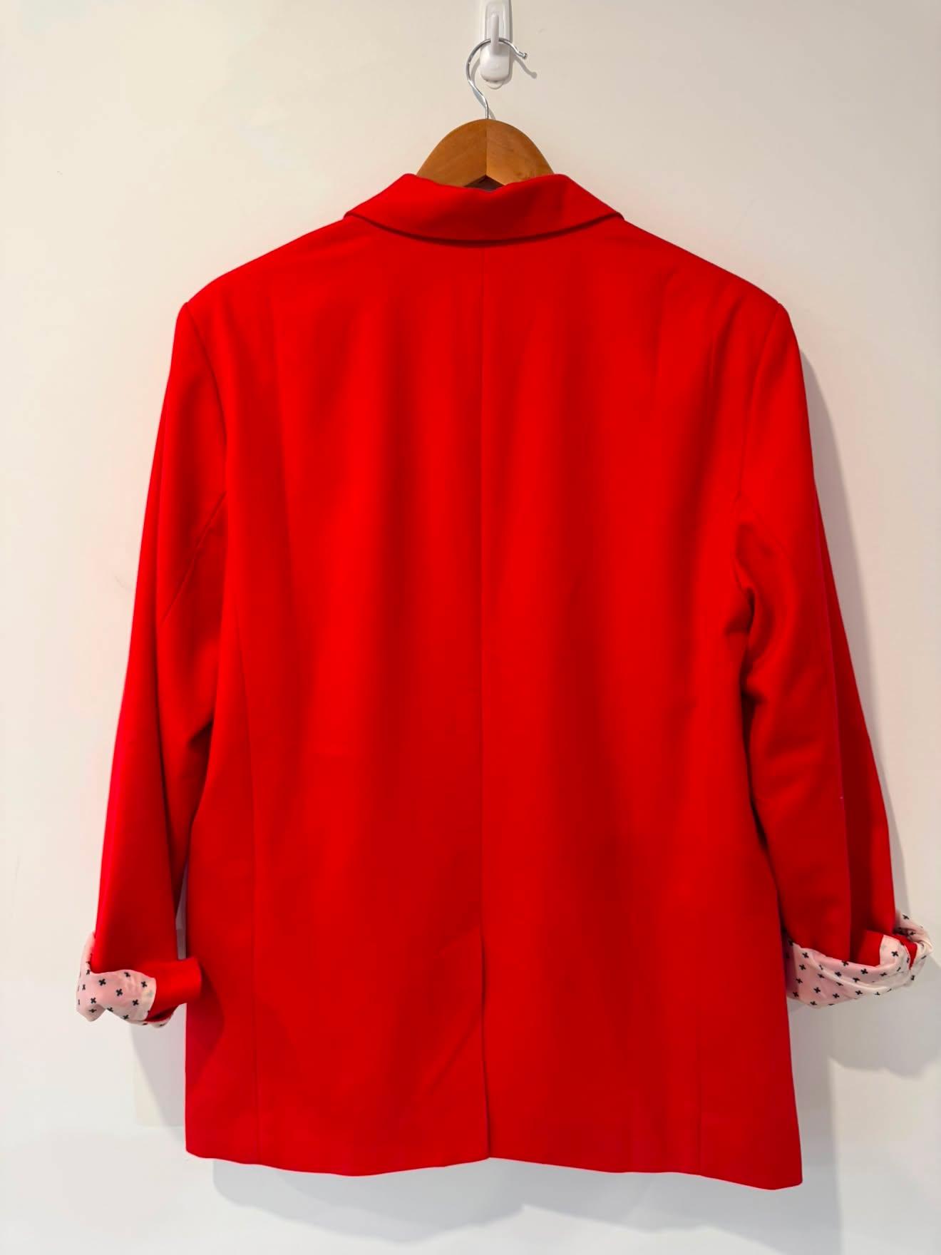 Stella & Gemma Bistro Red Blazer | Size 14