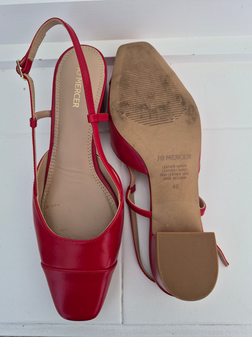 Jo Mercer Red Heels | Size 40