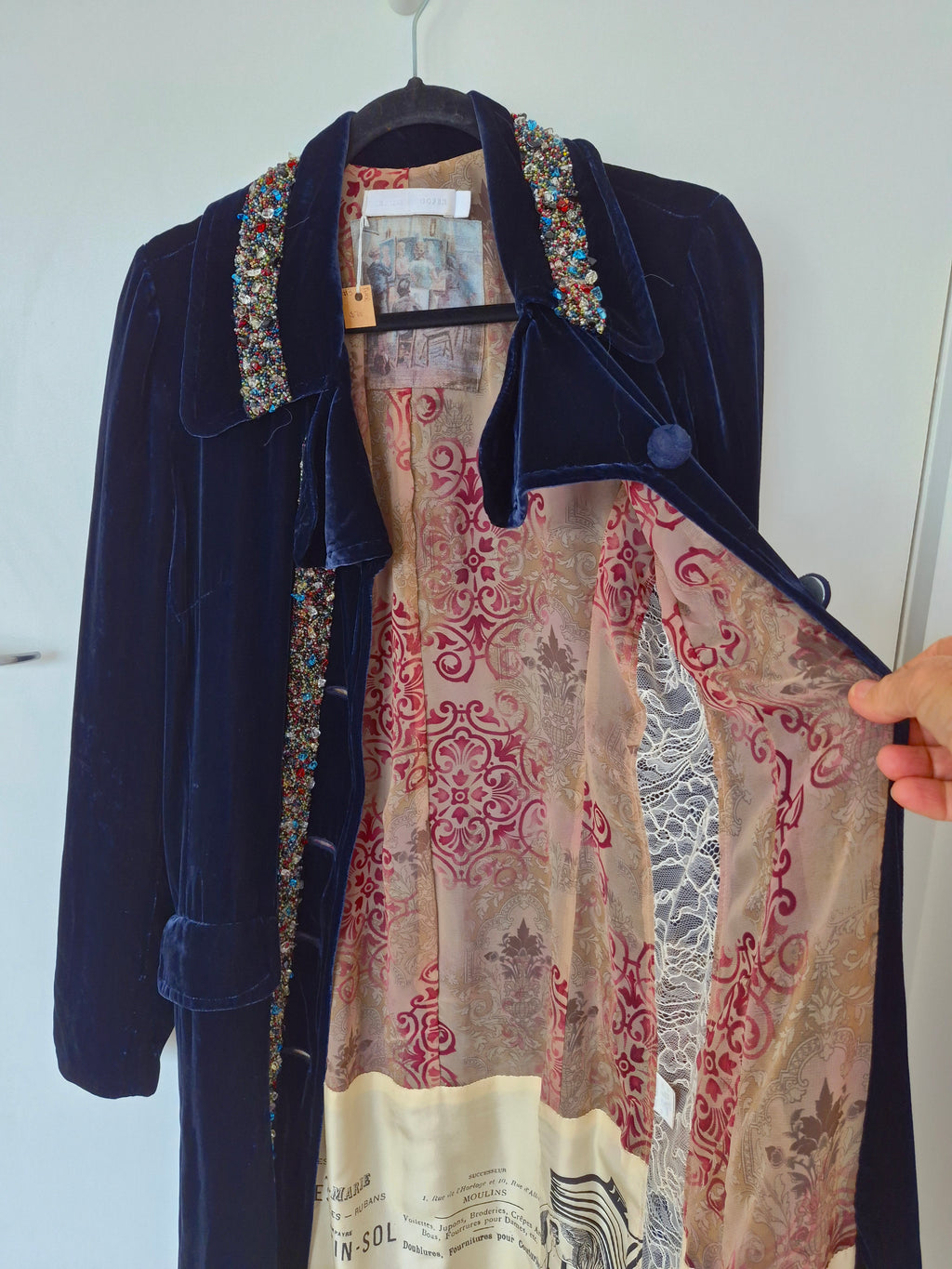 Trelise Cooper Velvet Coat | Size 8