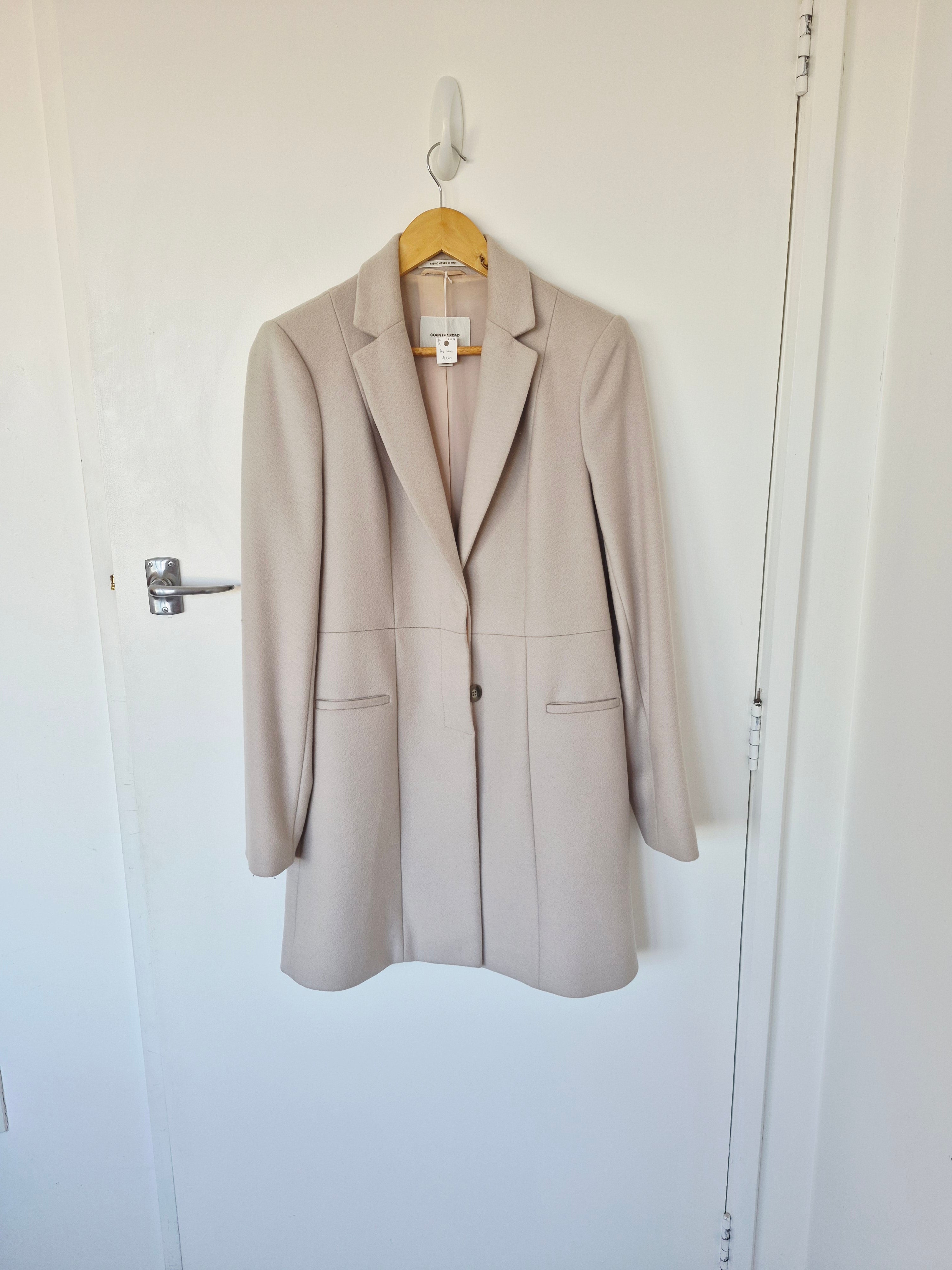 Country Road Wool Coat | Size 8