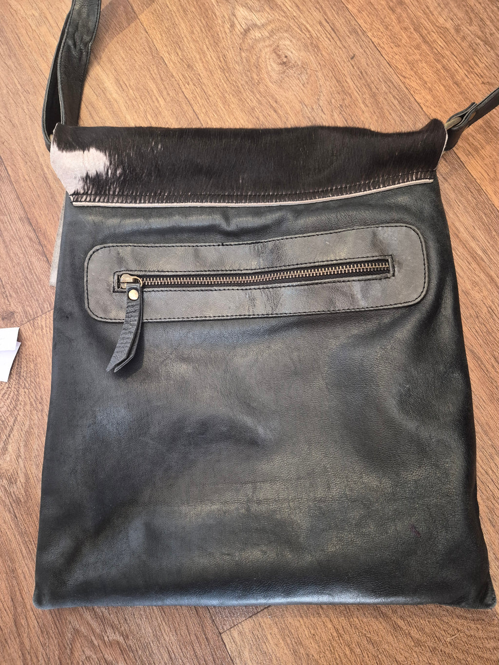 Furmoo Cowhide & Leather Satchel