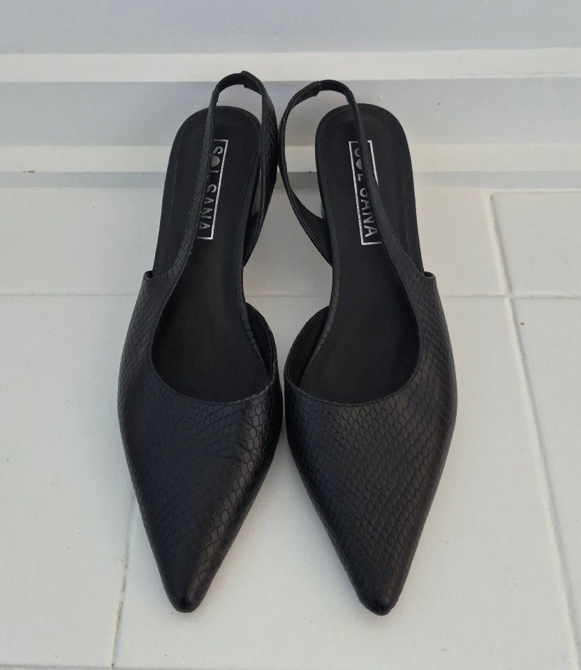 Sol Sana Black Heels | Size 40