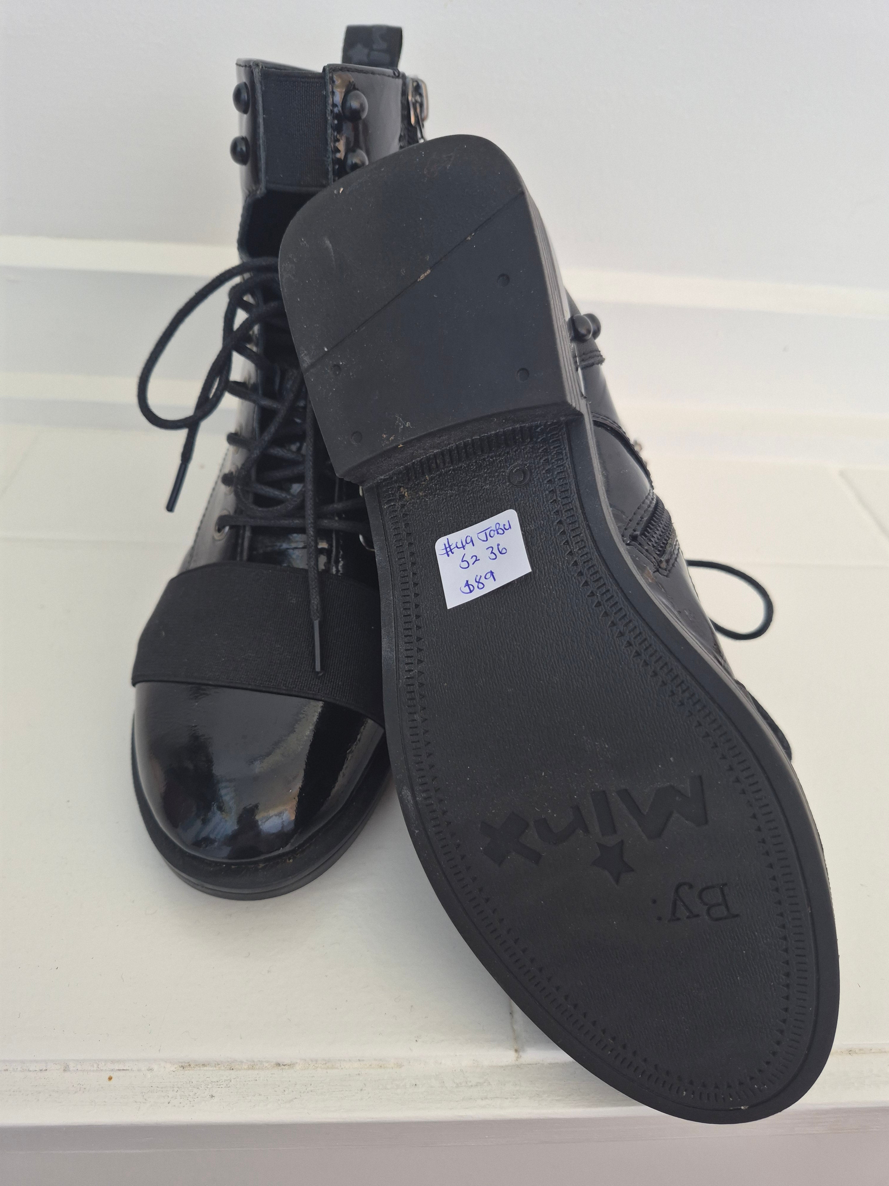 Minx Patent Ankle Boot | Size 36