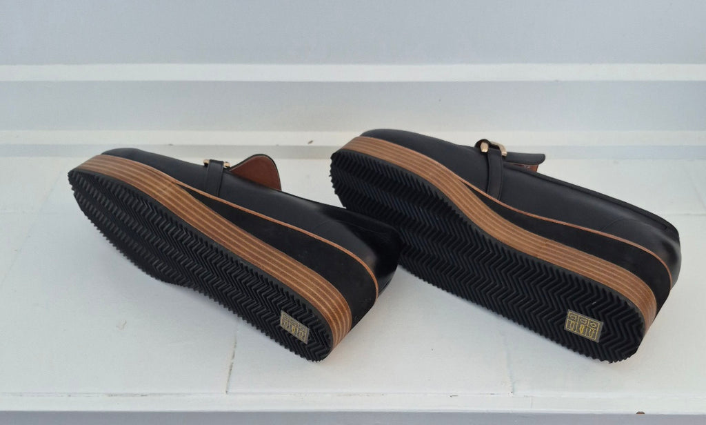 Bresley Stein Black Loafer | Size 41