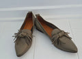 Beuno Olive Green Flats | Size 42/11