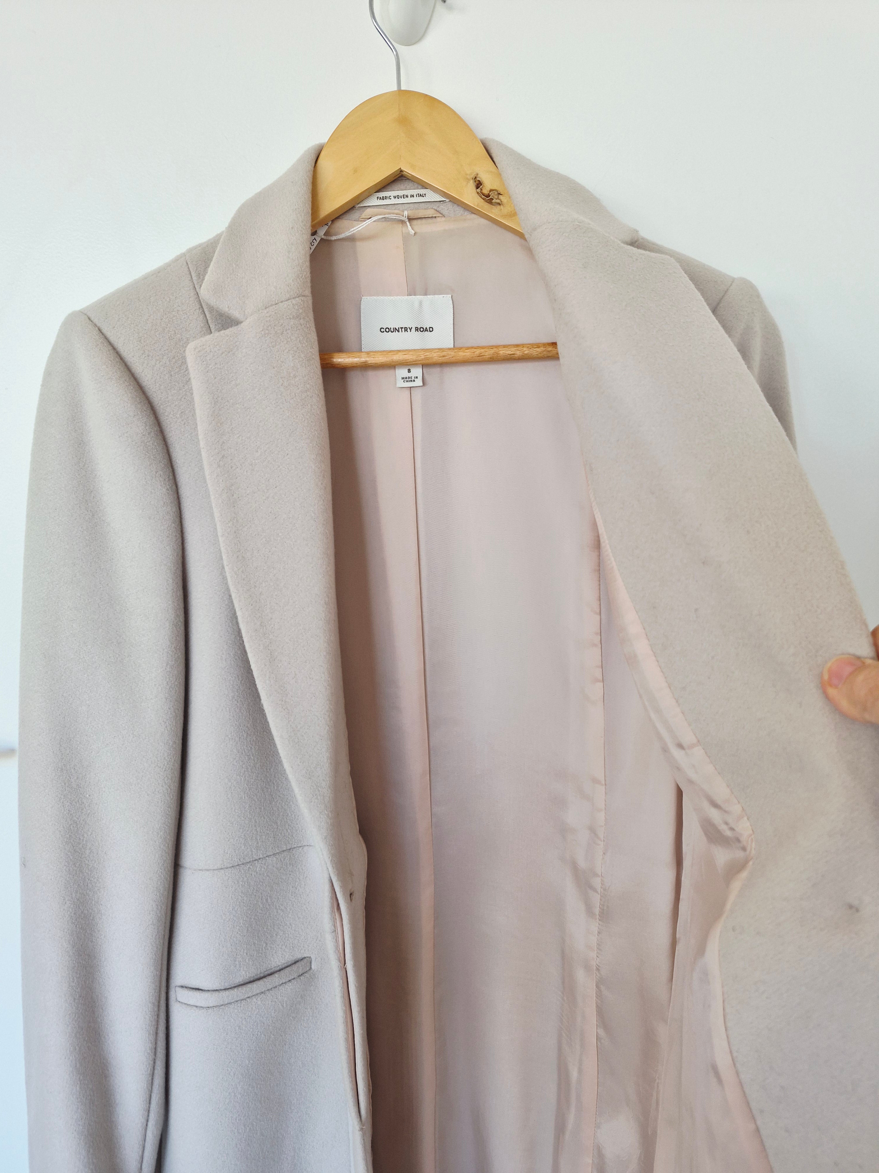 Country Road Wool Coat | Size 8