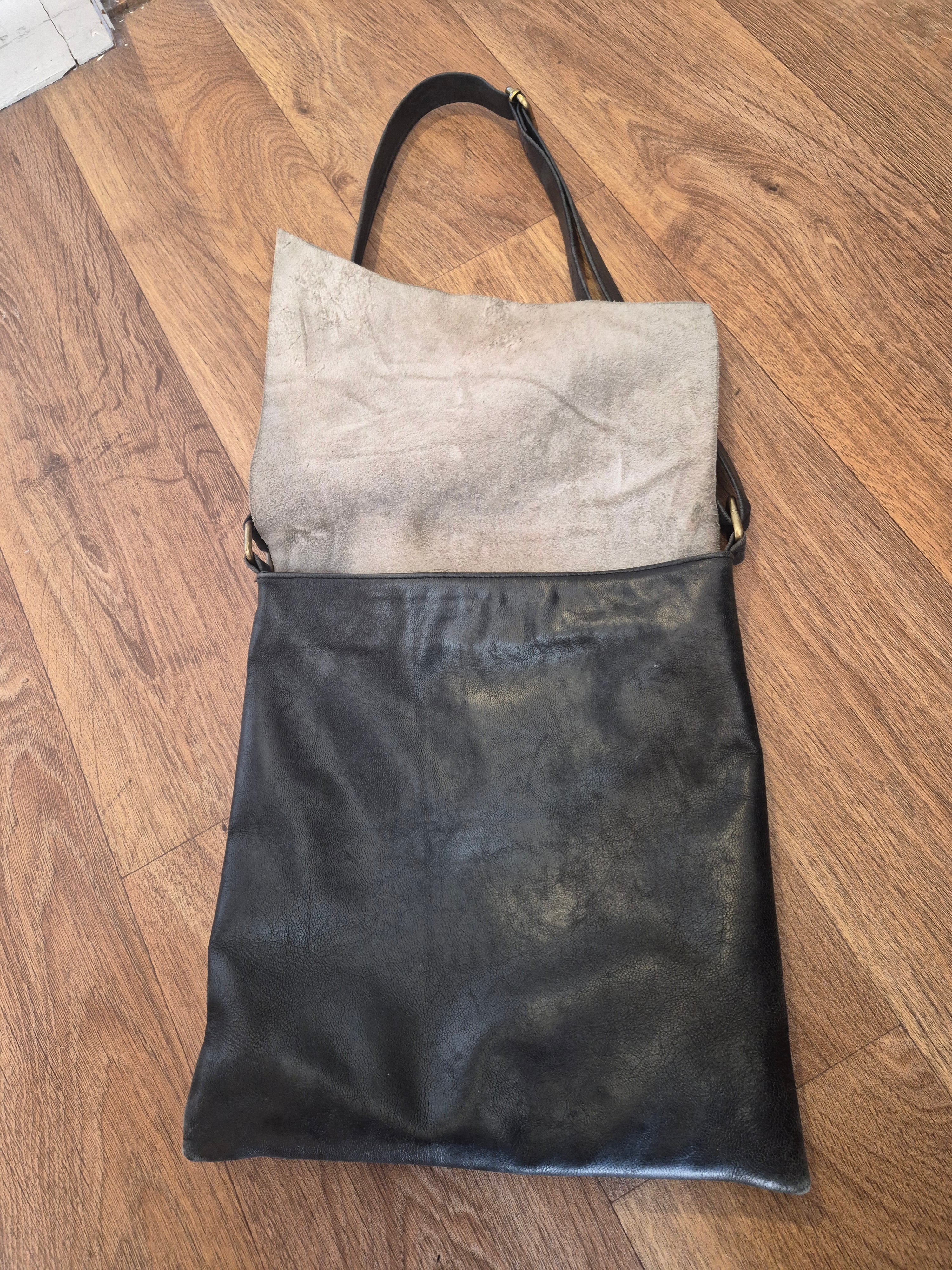 Furmoo Cowhide & Leather Satchel