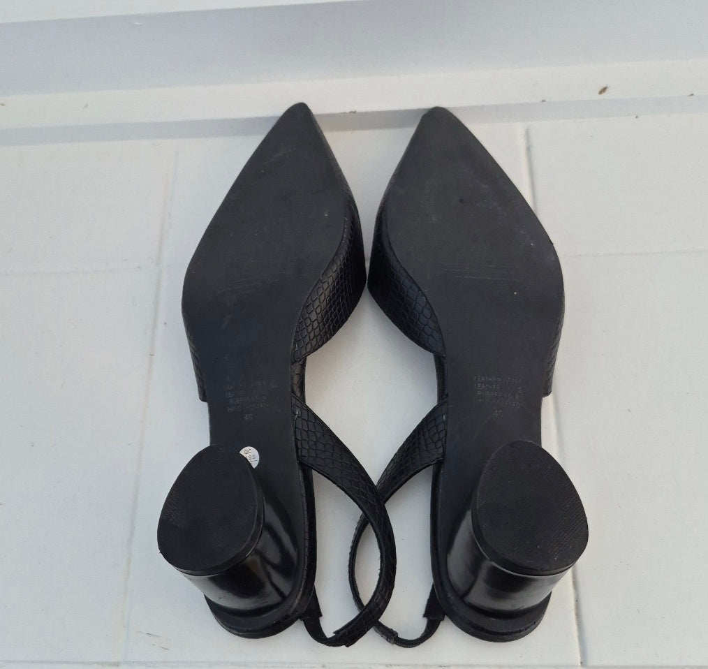 Sol Sana Black Heels | Size 40