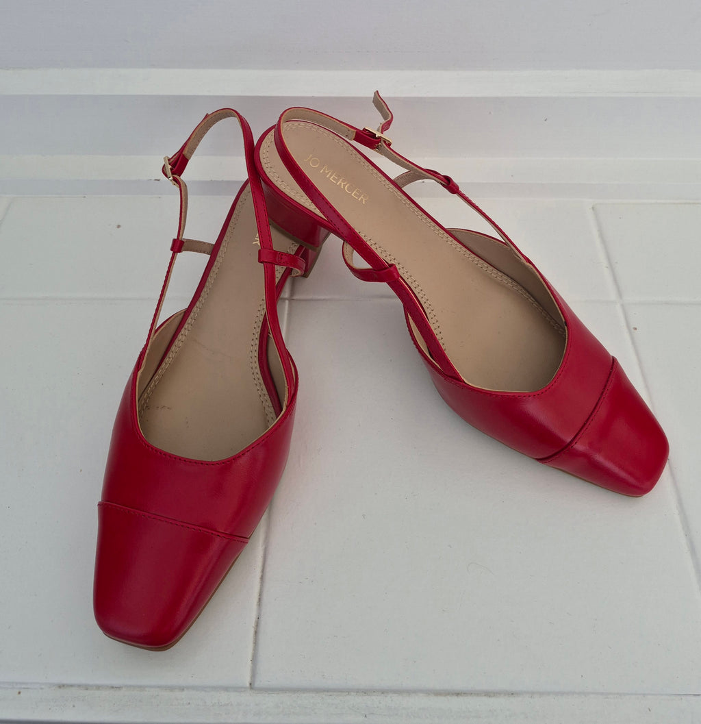 Jo Mercer Red Heels | Size 40