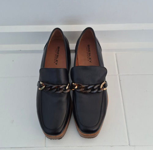 Bresley Stein Black Loafer | Size 41