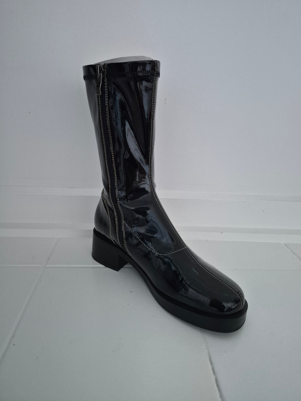 Bresley Pride Patent Boots | Size 36