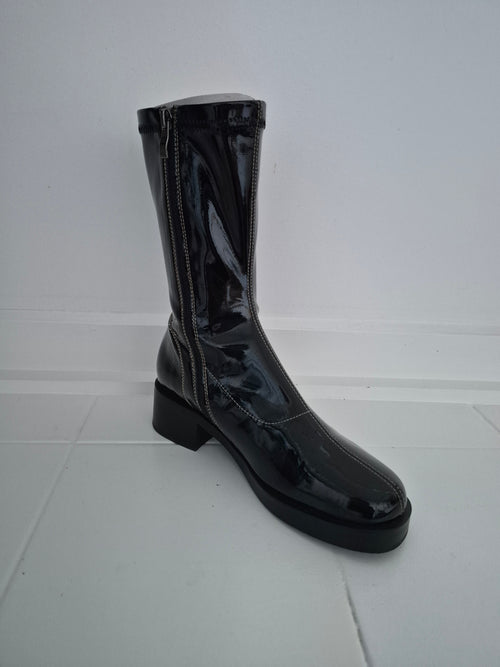 Bresley Pride Patent Boots | Size 36