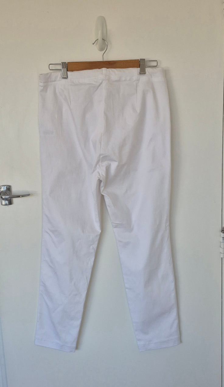 Sills White Torpedo Pants | Size 14