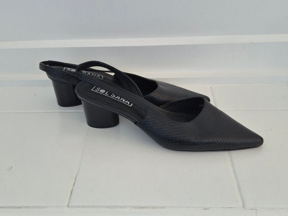 Sol Sana Black Heels | Size 40