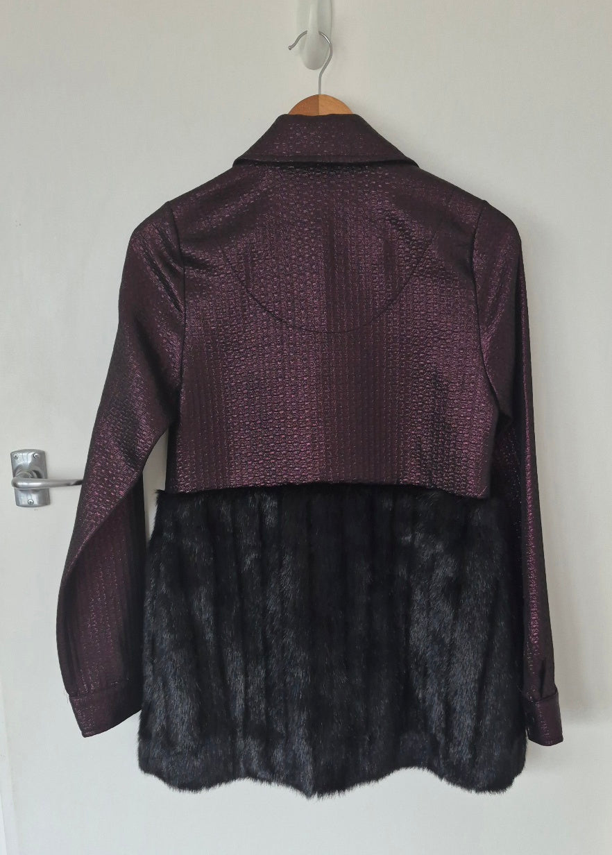 Vintage World Purple Coat | Size XXS/XS