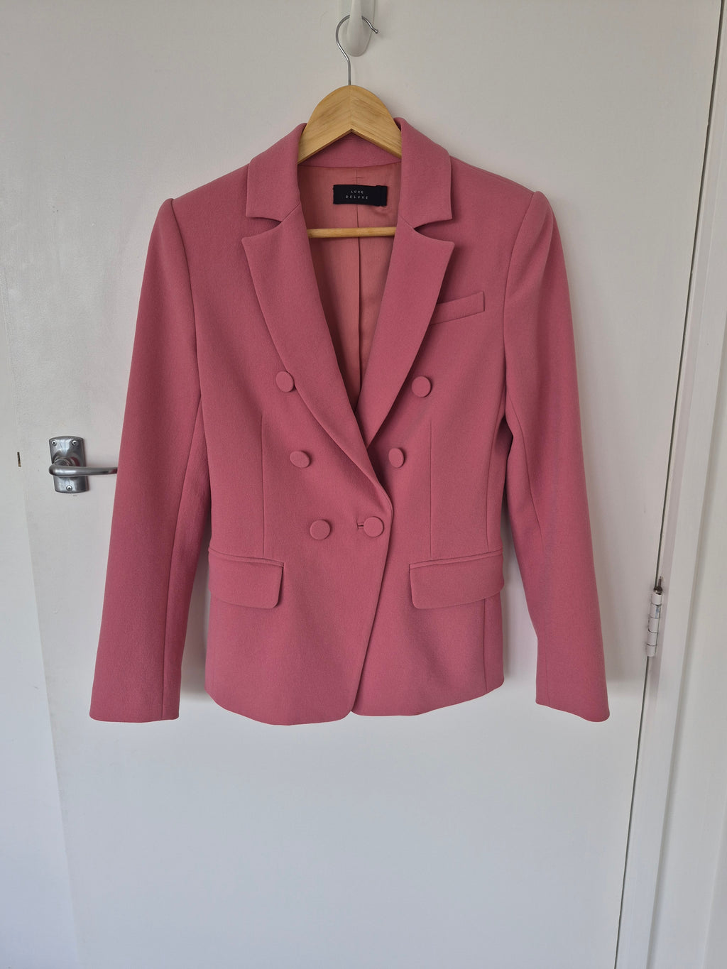 Luxe Deluxe pink blazer | Size 8