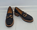 Bresley Doctrin Black Loafers | Size 38