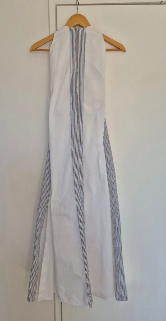 Back view of Scanlan Theodore Cotton Maxi Dress Sz 6, preloved designer clothing at Copper & Cotton