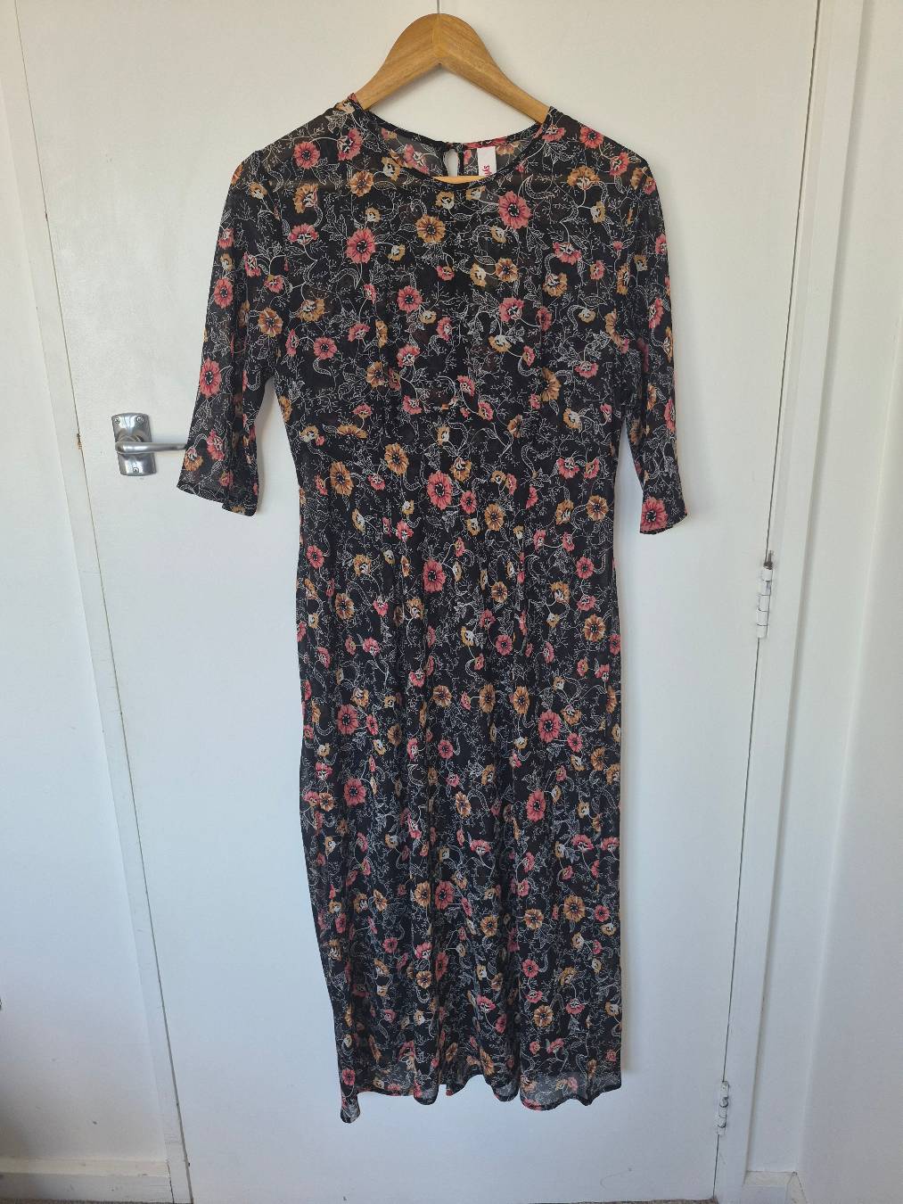 Back view of Sylvester Midi Dress Size 10, preloved designer clothing at Copper & Cotton