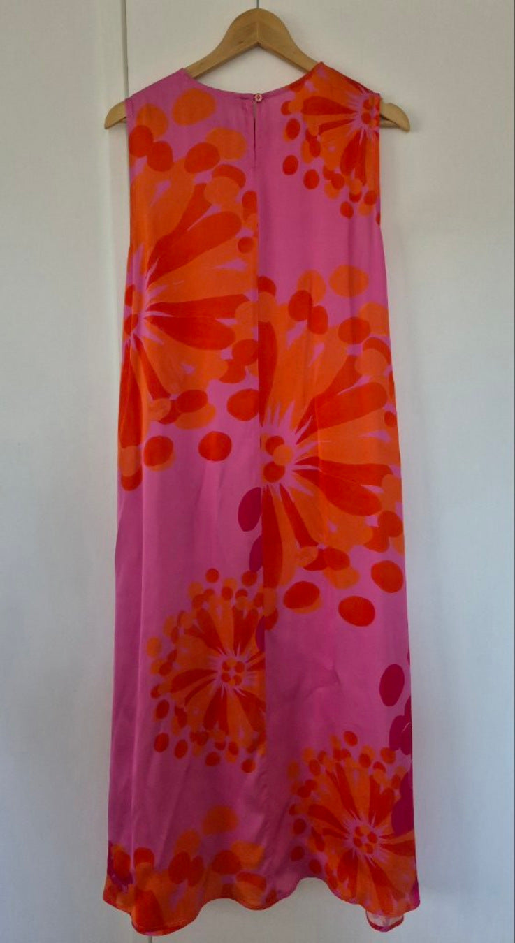 Back view of Trelise Cooper Colour Burst Smooth Ride Dress Size S, preloved designer clothing at Copper & Cotton