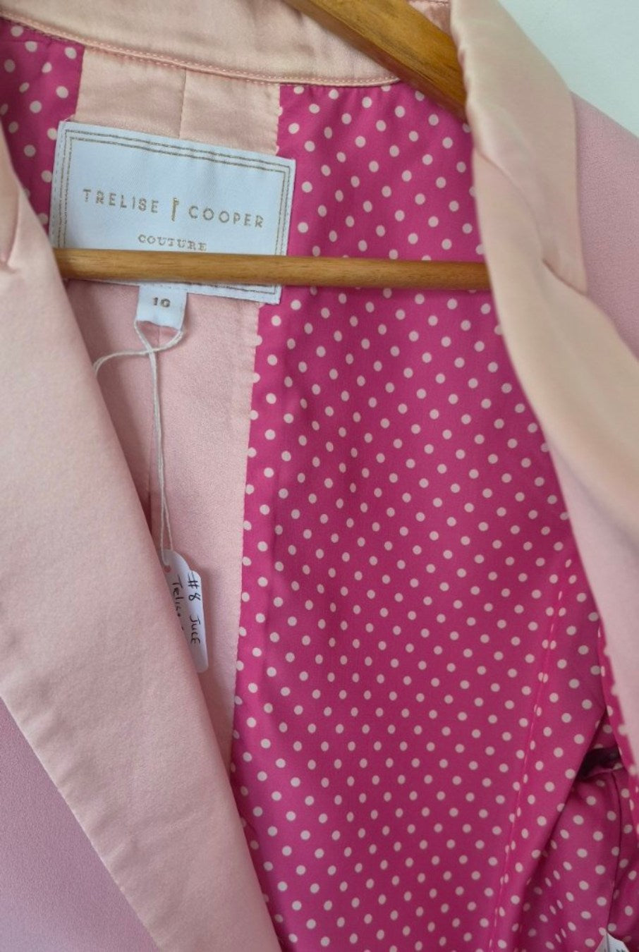 Trelise Cooper Couture Pink Jacket | Size 10