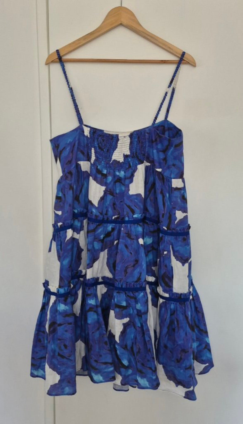 Back view of Trelise Cooper Summer Time Dress Size M, preloved designer clothing at Copper & Cotton